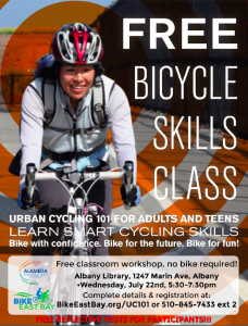 Come on down and learn how to ride a bike more safely – and have more fun