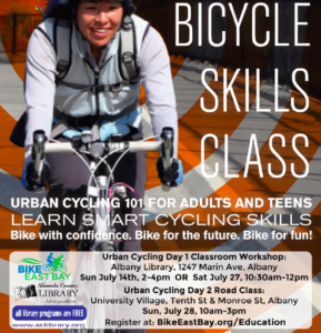Urban Cycling 101 Classroom Workshop in Albany! @ Albany Library